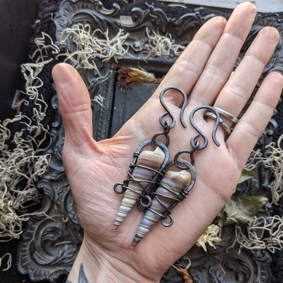 Spire Sea Shell 10g Ear Weights - Picture 4 of 4